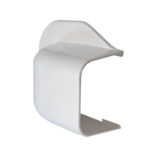 Afdekkap EXT - muurafdekkap wit