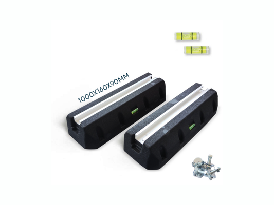 Trillingsdempende montagebalken set – 1000×160×90 mm