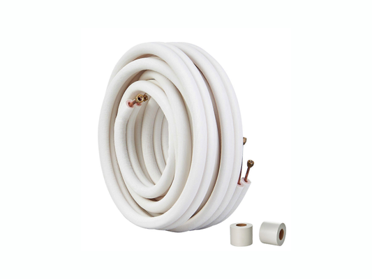 Duo geïsoleerde koelleiding 1/4″ – 3/8″ rol 20 meter